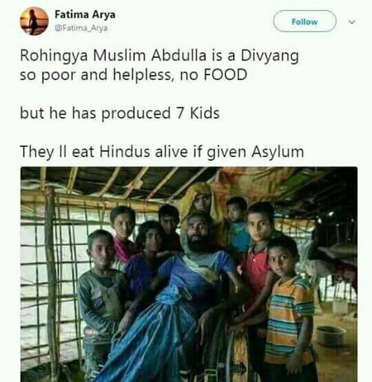 Gitanjali_DS's tweet photo. Yesssh. ....
7 is just a number them...they want 17 or 27 I think
#RohingyaTerrorExposed https://t.co/j9JDVLIRmy