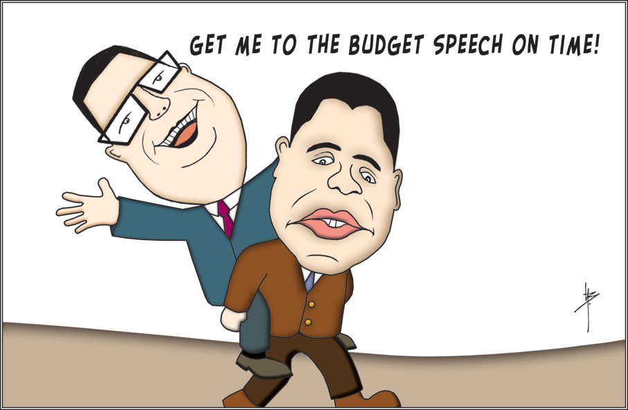 ummima1's tweet photo. Get me to the Budget speech on time! 😳
My cartoon in @TheTimesofMalta 01.10.2017. https://t.co/1KTlg0MQRy