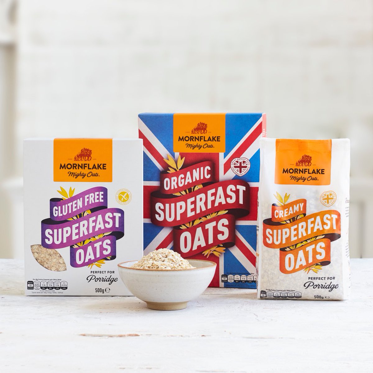 MornflakeCereal's tweet photo. What better way to announce our exciting new look than the start of #oatober! Here's our new packaging-it's every bit as tasty as our oats! https://t.co/LNaJk3HDvQ