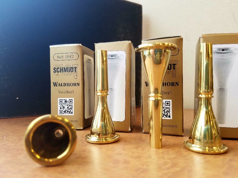 ホルン マウスピース ウィリーズ AG18.5ES 金メッキ WC Schmidt