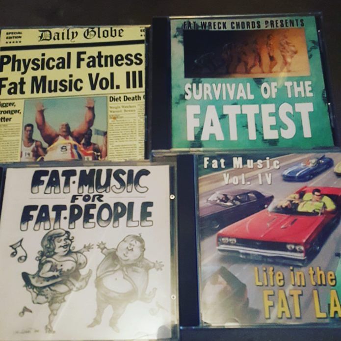 smithenberg's tweet photo. Late night dance party - Yup! #yeg #cd #punkrock #fatmusic #survivalofthefattest #1990's #goodtimes https://t.co/rBXGORttab https://t.co/NwPhfTglO3