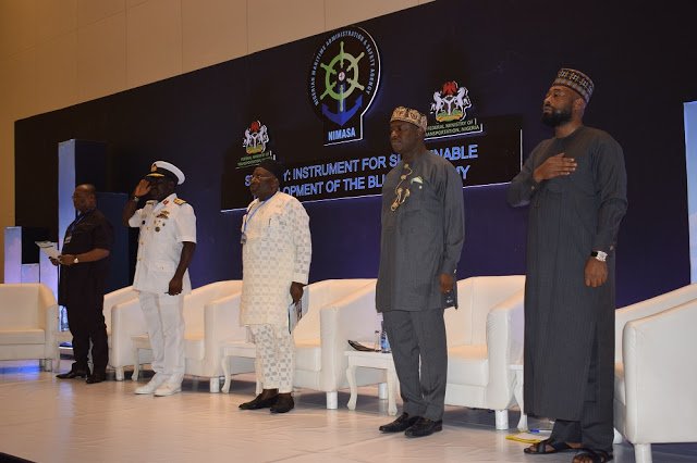 MajGenJIGarba's tweet photo. At the recent @nimasaofficial  event in Lagos. We are laying the ground work for better security, safety and growth in the maritime sector. https://t.co/JltLC2j9BL
