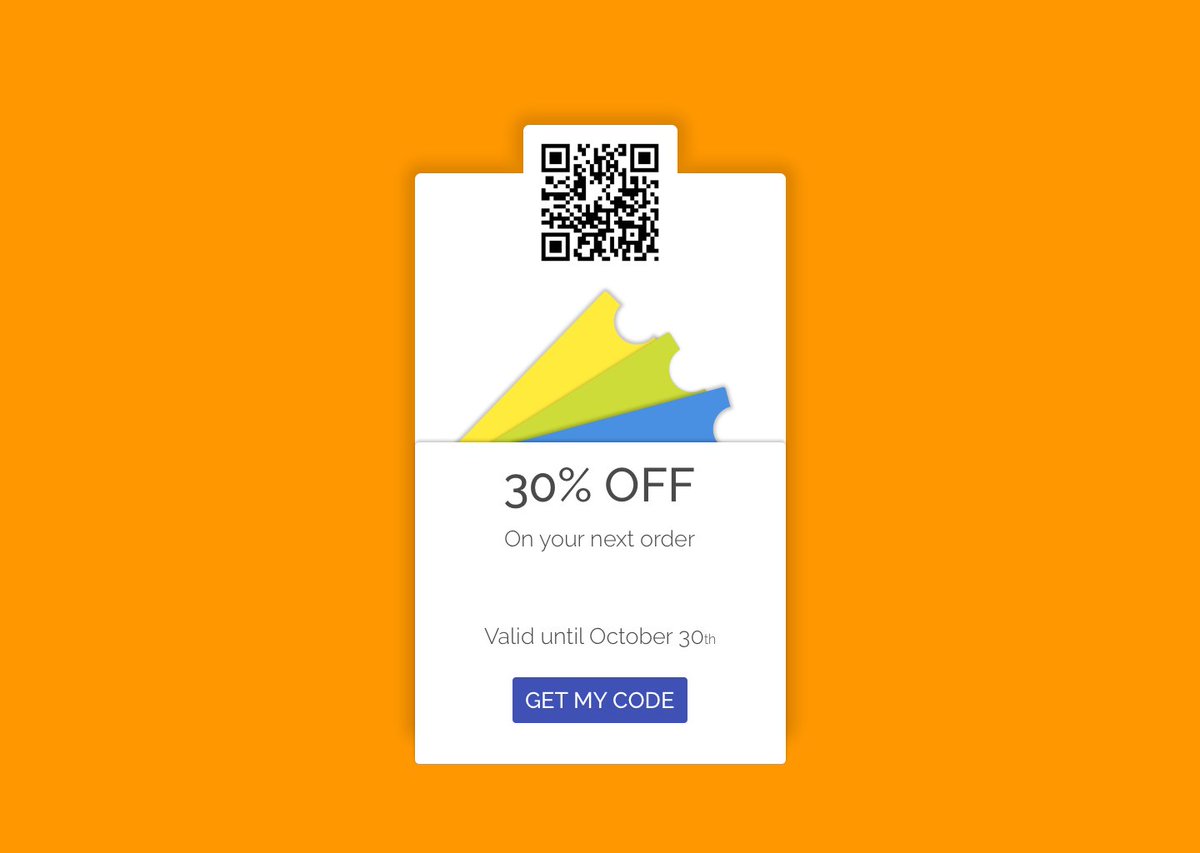 GCat39's tweet photo. Challenge 61 : Redeem Coupon

#100daychallenge #dailyui #061 @Daily_UI https://t.co/Tjg7ATP8sG