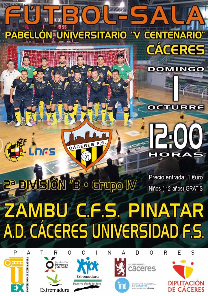 FutsalExNews's tweet photo. 👉🏽HORARIOS
2⃣a🅱 Gr4️⃣
JORNADA 4
📅 DOMINGO 1 Octubre
🕰 12.00h
🚩 Pab. V Centenario
⚔ @UExMalpartidaFS🆚@CFS_Pinatar
#SundayFutsal https://t.co/cPo5U8PDkx