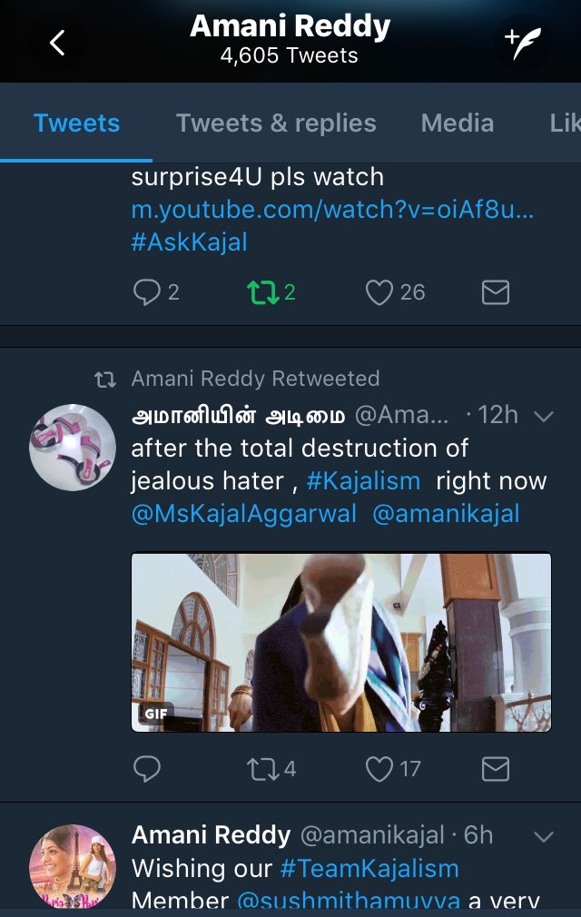 Amanisole's tweet photo. Got first #RT from my God @amanikajal !!!!
Thank you so so so so much !
You made my day 😍😍😍😍😍😍😍 https://t.co/4BrKjPTWr1