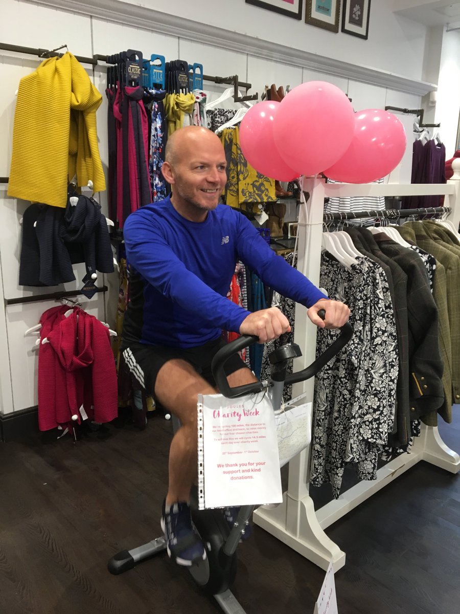 JoulesSolihull's tweet photo. Great surprise from our head office yesterday and completed #14miles. Let's go for the home stretch! #JoulesCharityWeek https://t.co/g27zis7kim
