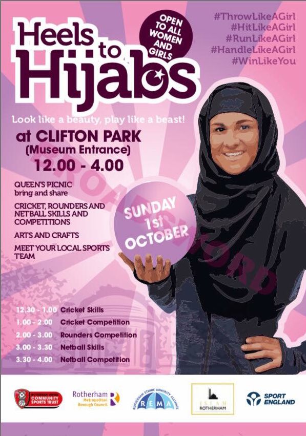 Meet us at Clifton Park today for the Heels to Hijab event #Health #Wellbeing