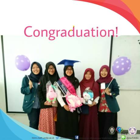 [CONGRATULATION]

Selamat kepada
MAZIYYA 'ALIYM, S. Si.
Yang telah menyelesaikan sidang skripsi pada Jumat, 11 Agustus 2017.