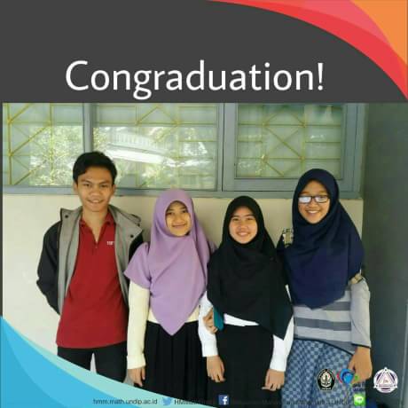 [CONGRATULATION]

Selamat kepada
ARINI SYARFINA HANUM, S. Si.
Yang telah menyelesaikan sidang skripsi pada Jumat, 15 September 2017.