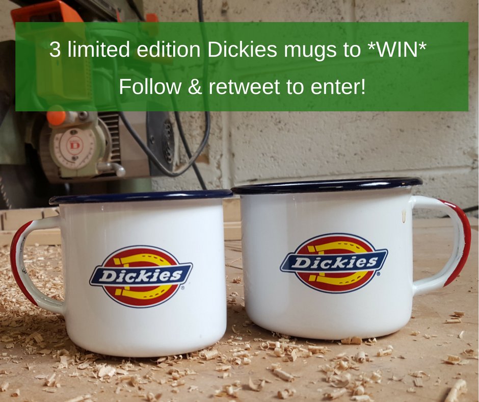 Here's your LAST CHANCE to #WIN an exclusive enamel #Dickies mug! Follow &amp; RT by midnight. #Giveaway T&amp;Cs ow.ly/2InX30eQrzy