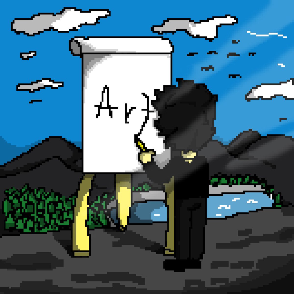 GARENCONSKIN's tweet photo. Is art still alive?
#Pixelart #Art #Pixel #Beginners #Coloring #Blah #Muahaha #Artisdead #Isit? https://t.co/j17RBvDPpt