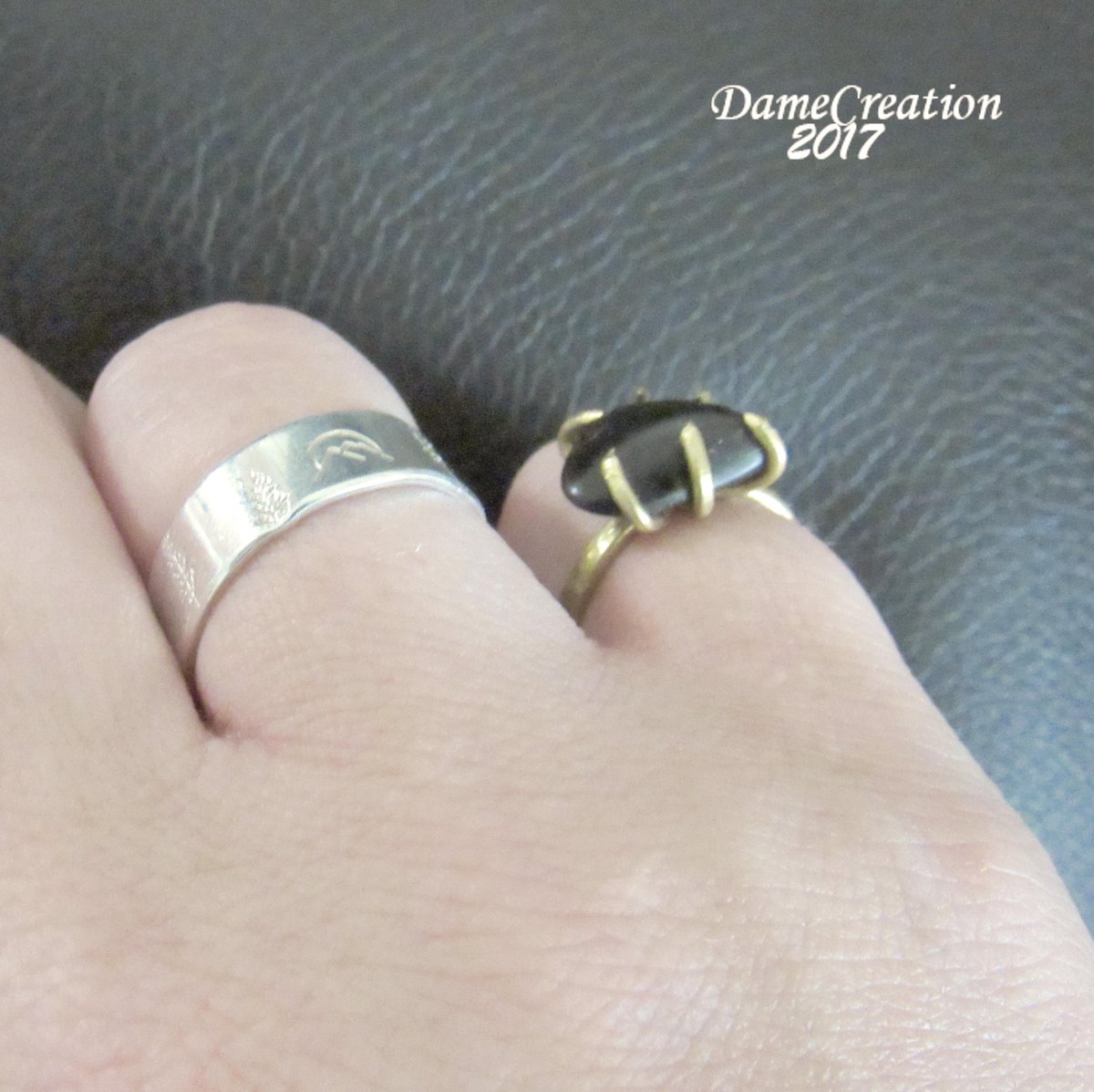 Raw Obsidian Ring - Claw Ring - Obsidian Jewelry - Gemstone Jew… tuppu.net/748a8d05 #CraftBuzz #RawGemstoneRing