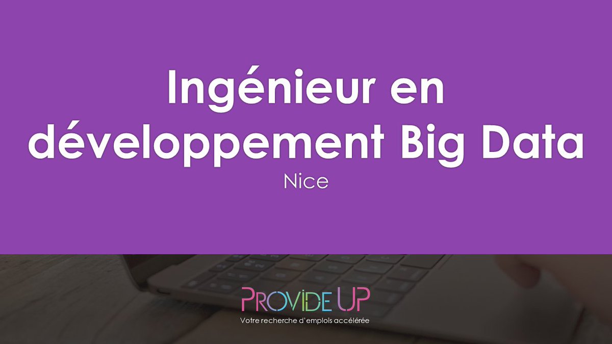 fblanvil's tweet photo. 🎯🤝#FREELANCE / #CDI - #Nice - #Ingénieur en développement #BigData ➡ https://t.co/i3THHebOFn #ProvideUP #Recrutement https://t.co/A8X5xAUYcP