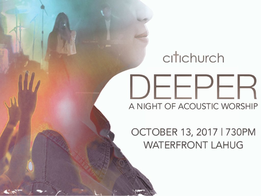 citichurchph's tweet photo. Last 2 Sundays to get tickets! 

#DEEPER2017
October 13 | 7:30PM | Waterfront Hotel
Tickets at Php200 https://t.co/w2v0lrwG2O