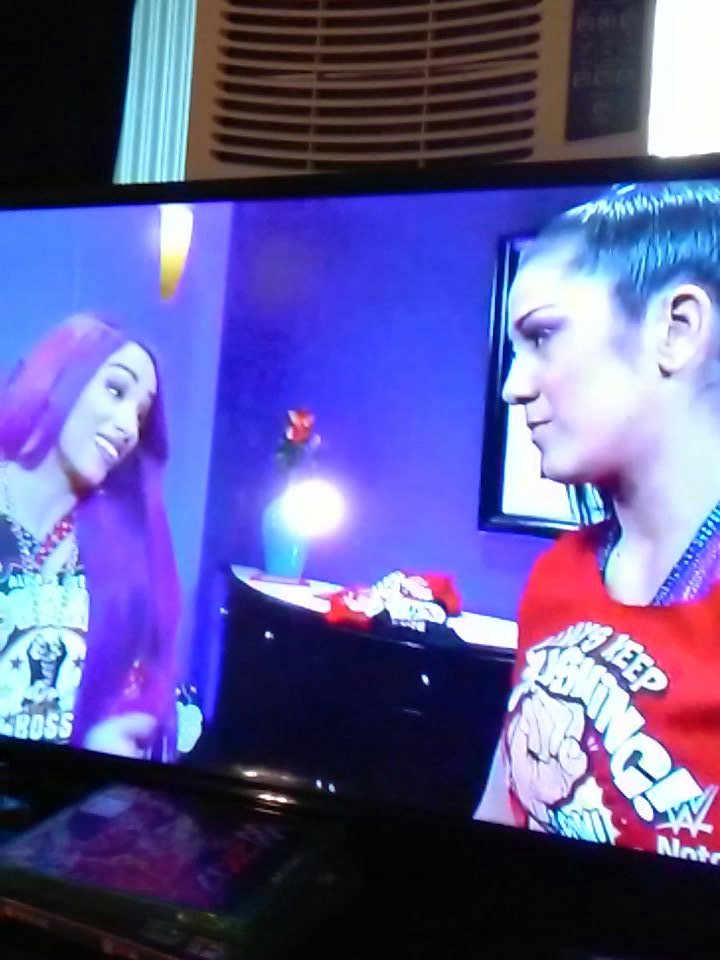 Sebasloveswwe's tweet photo. Who is the better one bayley or Sasha I do not know who I love both but I do not know who's better one is go do it fight over it https://t.co/wXFfsdESiZ