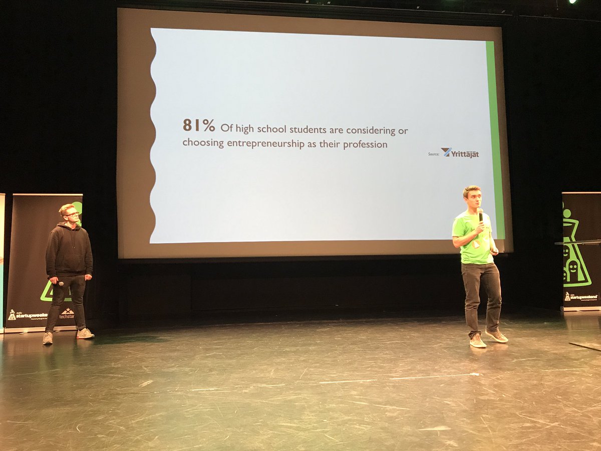 Team Entrepreneur Club helps young people to get involved with entrepreneurship #swoulu #startupweekend