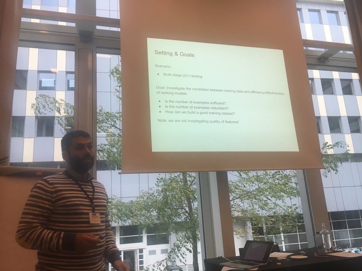 frrncl's tweet photo. #learner2017 #ictir2017 @tranisalvatore on the impact of negative samples in LtR https://t.co/1IXtGJpHKs
