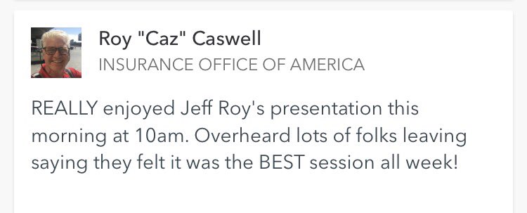 jroy5's tweet photo. Great to get positive feedback from #digital customer experience presentation #appliednet2017 @AppClientNetwrk @AppliedSysCA @Reid_French https://t.co/I6J2Q4dRFw