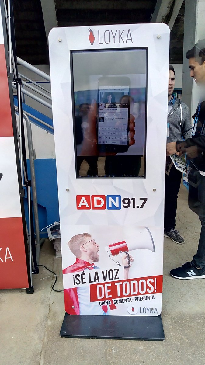 loyka_app's tweet photo. ¡Vengan a visitarnos en nuestro Stand @loyka_app @adnradiochile  y participen por una camiseta del gran #CristianAlvarez @CruzadosSADP https://t.co/CPtyIMIBEK