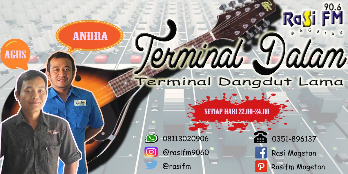 rasimagetan's tweet photo. sambil istirahat dengerin dangdut lama hanya di rasifm #terminaldalam sampai jam 12 mlm brg @Agus_Oa_Oe Md @rara_go19 https://t.co/OZeDcHDUoA