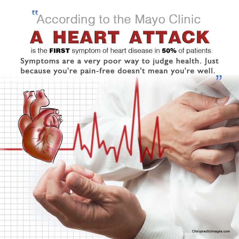 AmazingLifeCW's tweet photo. "... A heart Attack is the first symptom of heart disease in 50% of patients." Symptoms are a poor way to judge health #ALCW #heartattack https://t.co/mrjM4gxoet