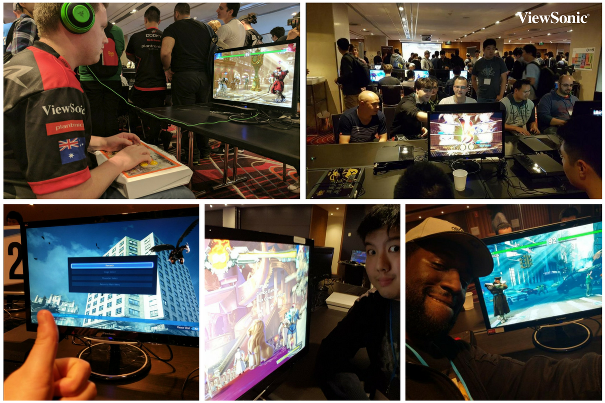 VSGamingUSA's tweet photo. ViewSonic is always close to the @StreetFighter action! Check out some pictures from the #OurOHN event in Australia. https://t.co/RhW3rBttog