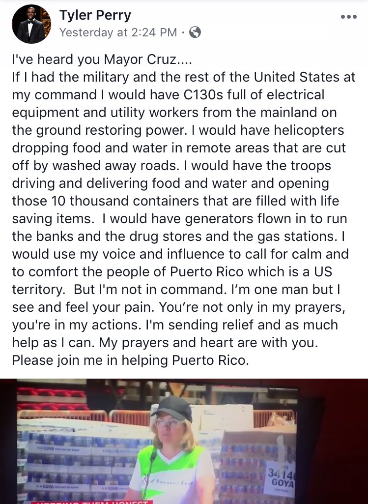 TheRickyDavila's tweet photo. Humanity. Thank you @tylerperry. ❤️ https://t.co/TIWM6xeNSA