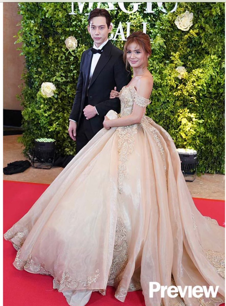 rodmagaru's tweet photo. Delayed reaction. Here are my best dressed last night. Denise Laurel, Maymay Entrata, Devon Seron &amp; Maja Salvador. #StarMagicBall2017 ctto https://t.co/ZouH0MUTMZ