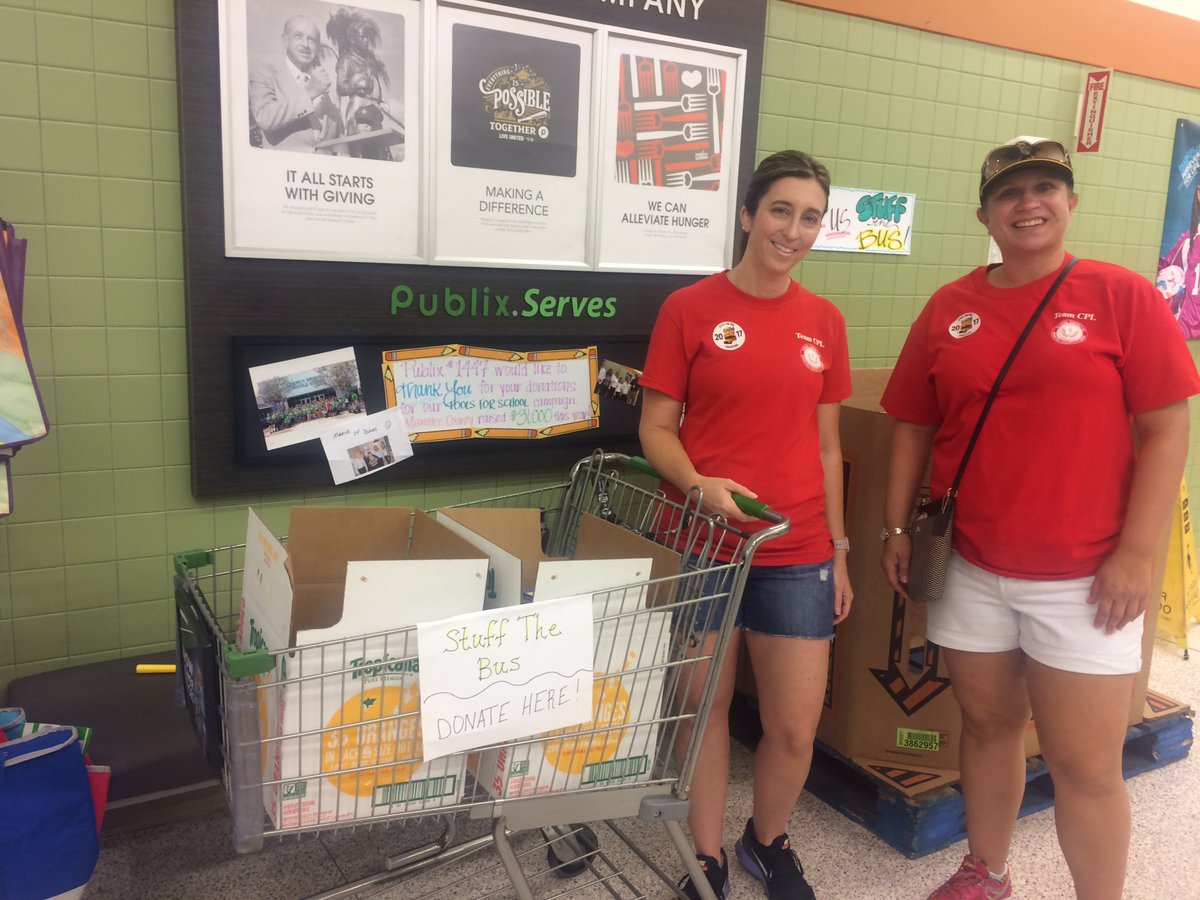DiscountTB's tweet photo. Curriculum Professional Learning volunteers from @Manateeschools helping #StuffTheBus #wemanatee @UWSuncoast @FoodBankManatee @Tropicana https://t.co/doKNFWVFVr