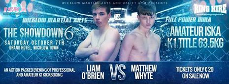 FullPowerMMA's tweet photo. Matthew fights for the ISKA title K-1 this day next week in Wiclow, Luke &amp; Elvis also on the same card! #ISKA #Title https://t.co/19n71HqL9J