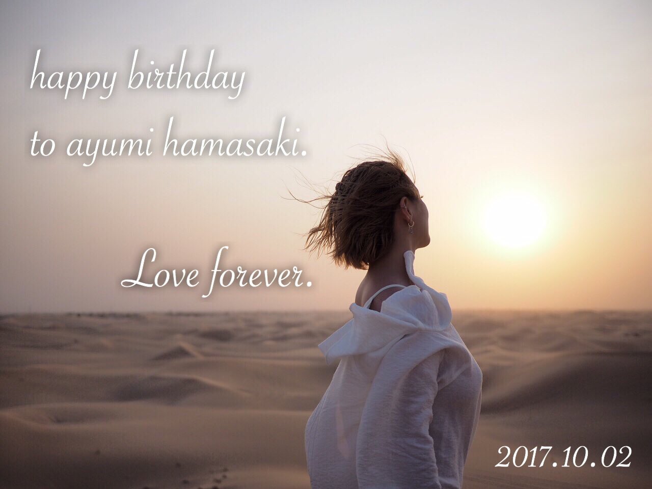 Happy happy birthday!
to ayumi hamasaki.           (T_T)                   