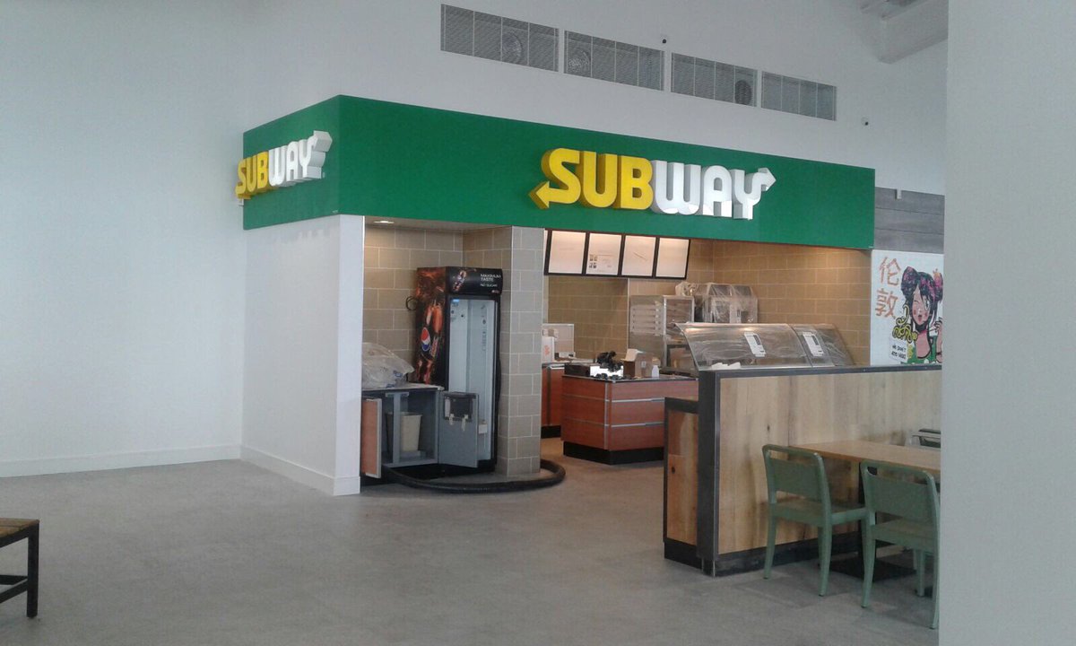 New Subway at Ballyrobin LED illuminated letters