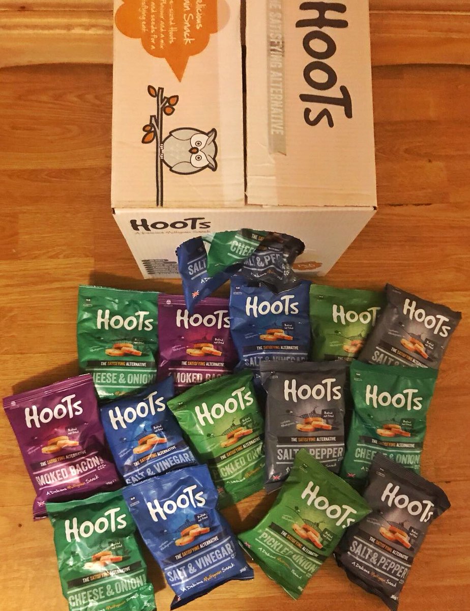 vegantuckbox's tweet photo. We've got a case of @HootSnacks as one of the great prizes to be won in our October giveaway. Find a winning golden ticket inside your box. https://t.co/xN07fk8GJS