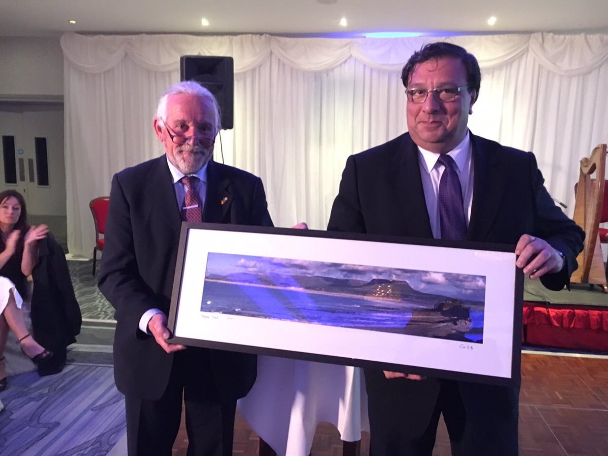 IrelandInFocus's tweet photo. Delighted my Streedagh Strand photo was presented to Spanish Ambassador to Ireland, José María Rodríguez-Coso by @GrangeArmada @EmbEspDublin https://t.co/blGdKMysC5