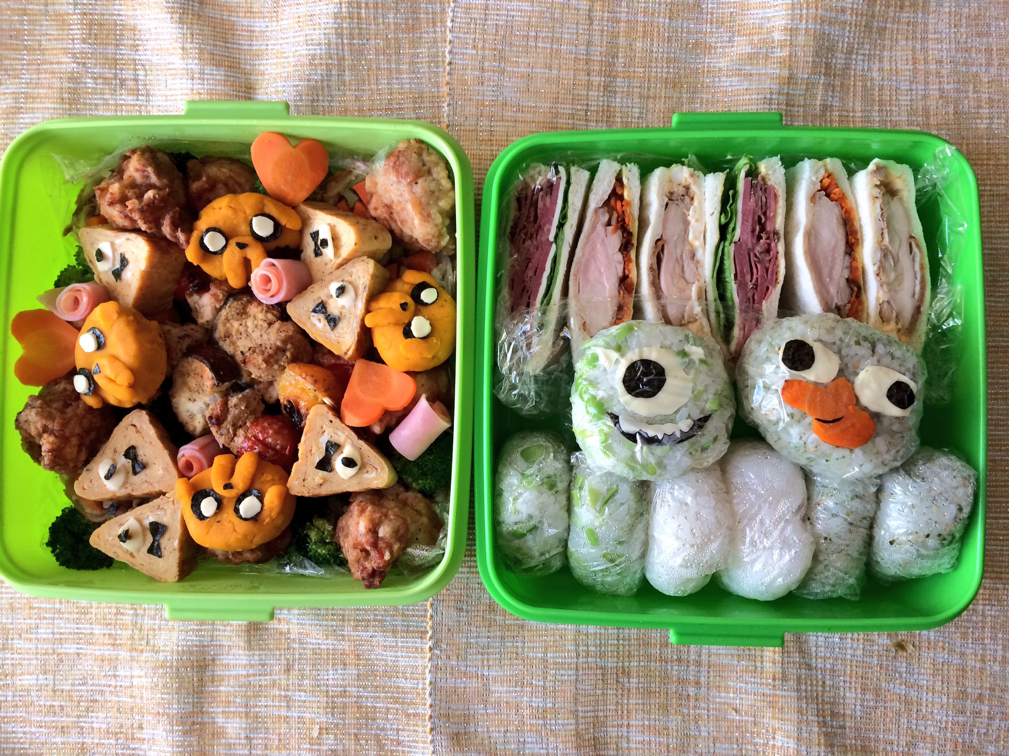 たわし がんばって作ったお弁当見て 海外アニメ キャラ弁 T Co Tvej6dafwn Twitter