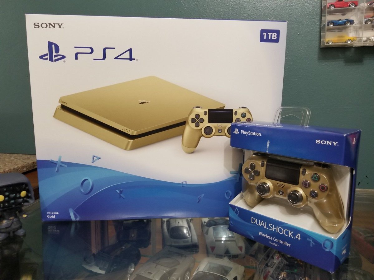 New Sony PlayStation 4 PS4 Slim Limited Edition 1TB-500GB Gold
Never Used. Mint in box with 12 Months Warranty US$ 150