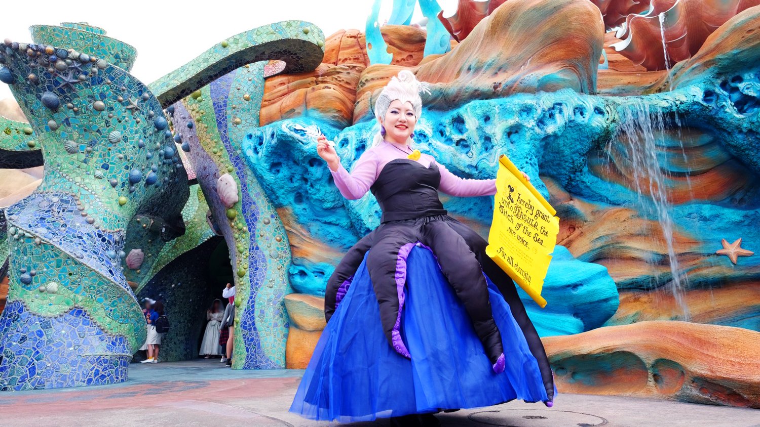 ヴァネッサ アースラ　仮装　dハロ　dハロ仮装　コスプレ　衣装 Dハロ アースラ 人間 ヴァネッサ 風 ウイッグ ディズニー