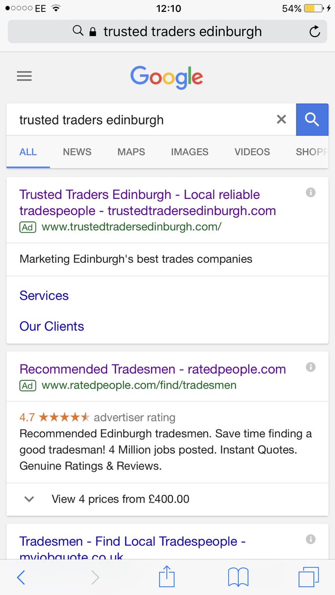 TrustedEdin's tweet image. Find us on google . Trusted Traders Edinburgh- local reliable trades companies that are fully vetted