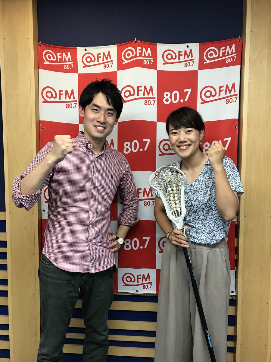 FMPlayersZone's tweet photo. 第一回のオンエアが終わりました！
初回のゲストは女子ラクロス日本代表の佐藤加奈子さんでした🥅
収録裏話もブログにアップしています。
https://t.co/sDhriOM4yo https://t.co/SJV7cipYXs