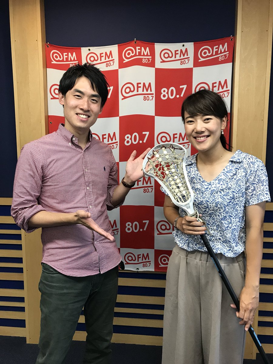 FMPlayersZone's tweet photo. 第一回のオンエアが終わりました！
初回のゲストは女子ラクロス日本代表の佐藤加奈子さんでした🥅
収録裏話もブログにアップしています。
https://t.co/sDhriOM4yo https://t.co/SJV7cipYXs
