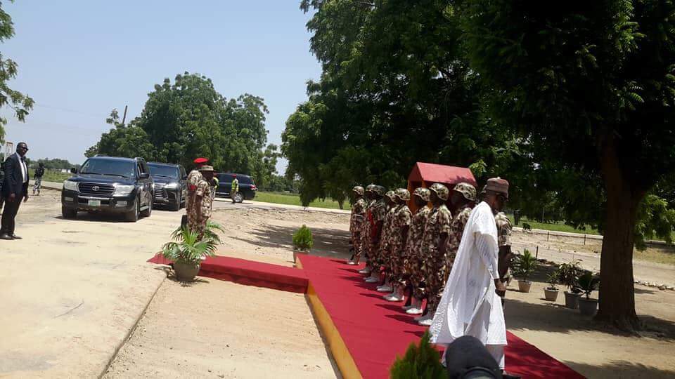 Buhari in Borno