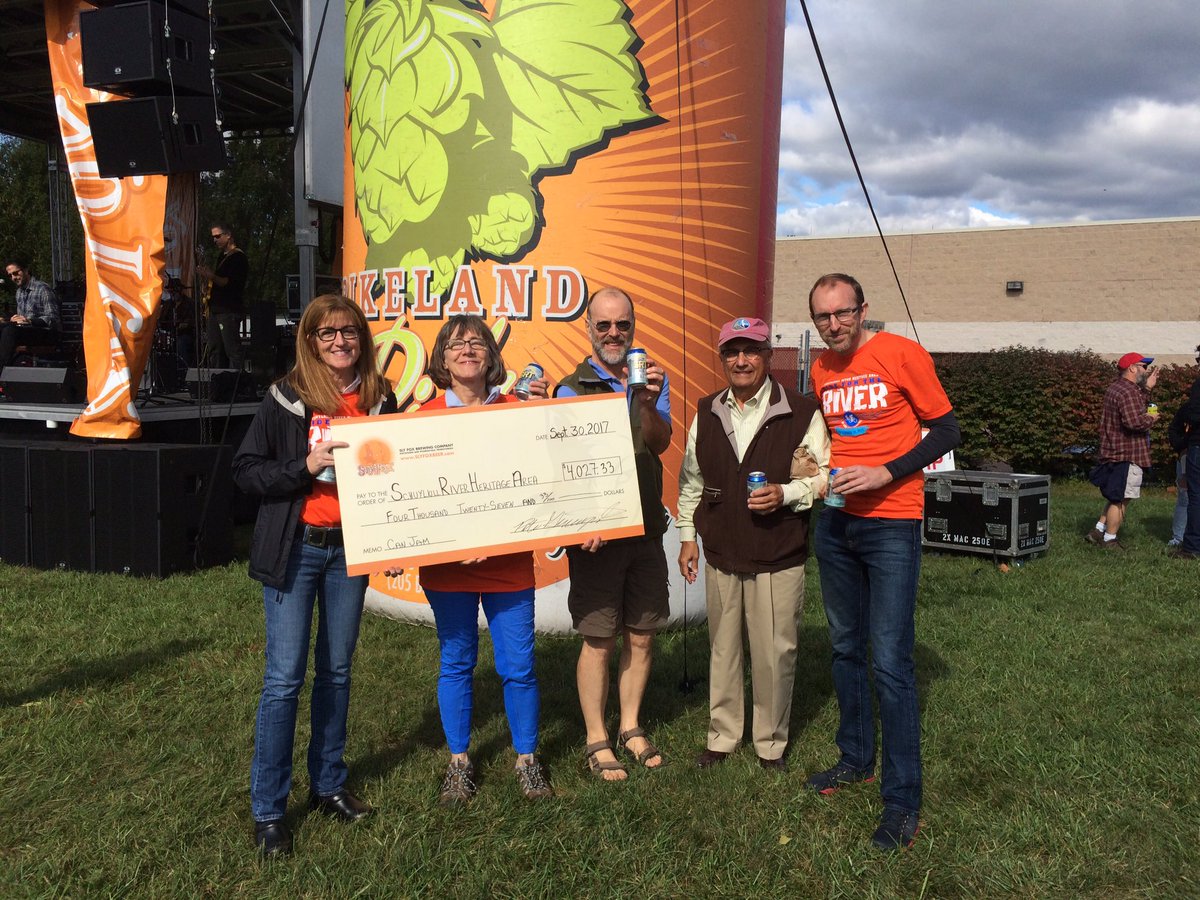 Thank you <a href="/SlyFoxBeer/">Sly Fox Brewing Co</a> for donating over $4,000 to the Schuylkill River Trail from the sales of SRT Ale! #aleforthetrail
