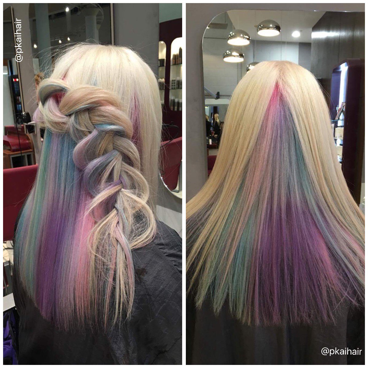 pkaihair's tweet photo. Hidden mermaid hair by Style Director Toni. Book in for a complementary colour consultation 01733 358835. #pkai #mermaidhair #hiddencolor https://t.co/Xm6qfqQ7KI