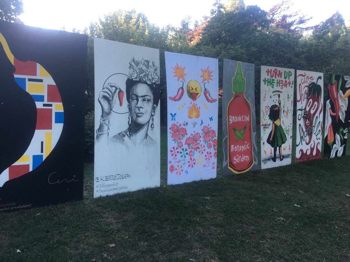 SteveThePepper's tweet photo. Chile Pepper Festival TODAY at Brooklyn Botanic Gardens! #hotandsweet #chocolate #spicy #bbg https://t.co/yml0aIEwNF