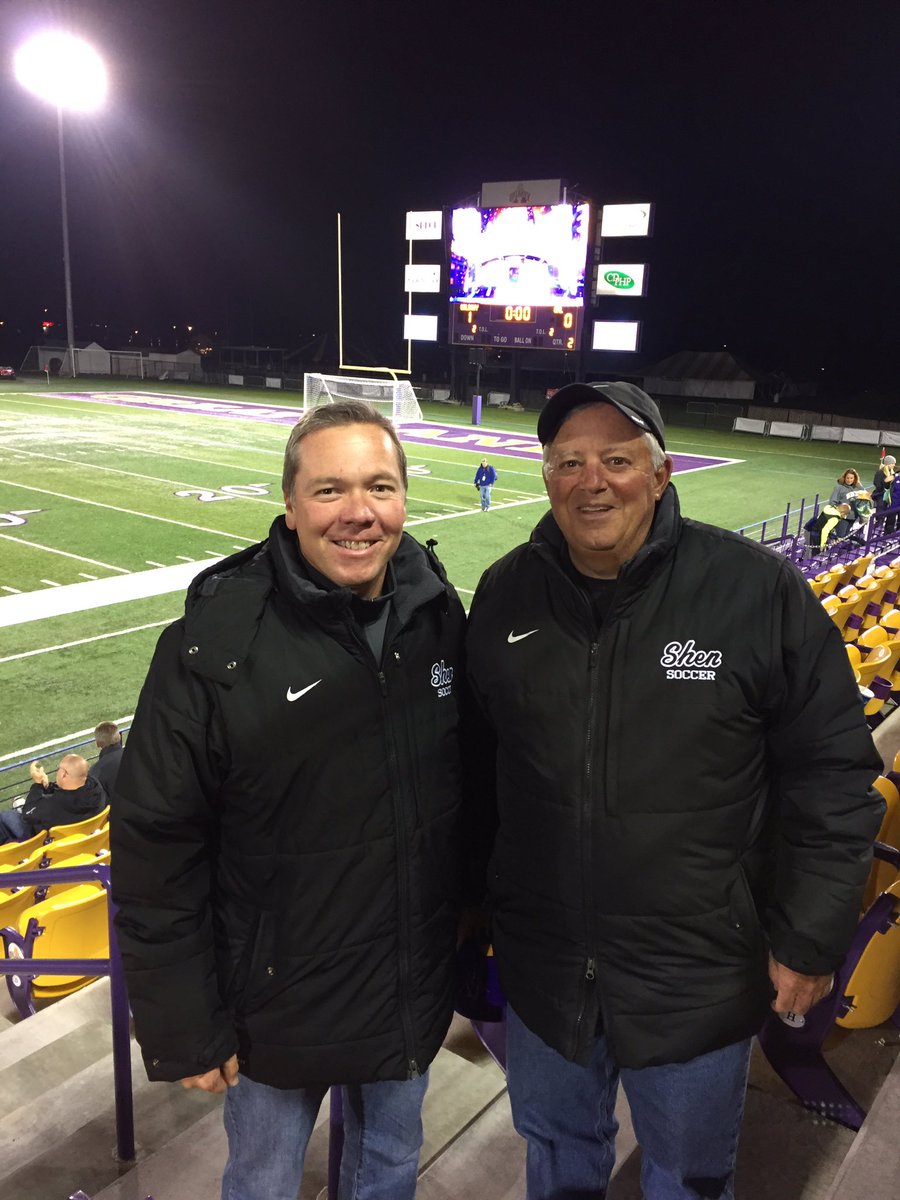 ShenAthletics's tweet photo. Congrats Mike Campisi, former @ShenSac coach who was honored at @UAlbanySports Soccer game. Mike won over 500 games and 6 NYSPHSAA Titles!! https://t.co/rGOxnFaUCi