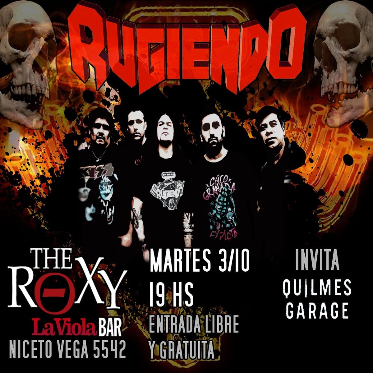 Rugiendo_'s tweet photo. Vengan todos esto #esRock @Vorterix @AndreaAlvarezAA @erretedos @danyjimenezreal @tonguiten @mirileny @negropaco @RamaQuesada @rockdelpaistv https://t.co/mc0NgWISfn