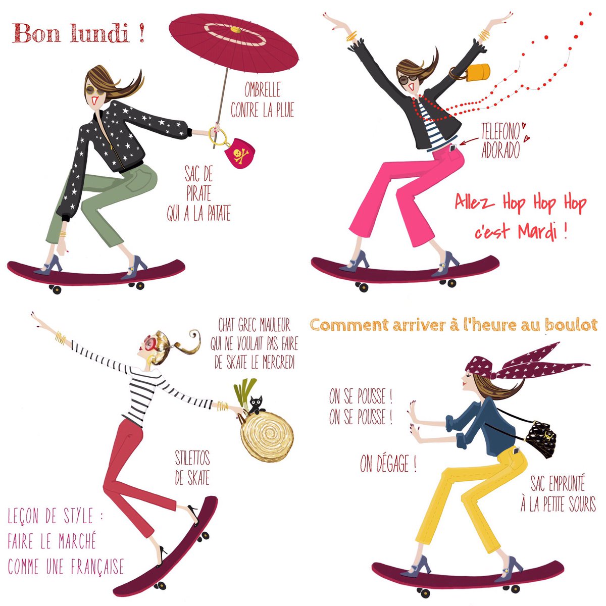 Se la péter en skate 
#skating #skateboard #oneweek #illustration