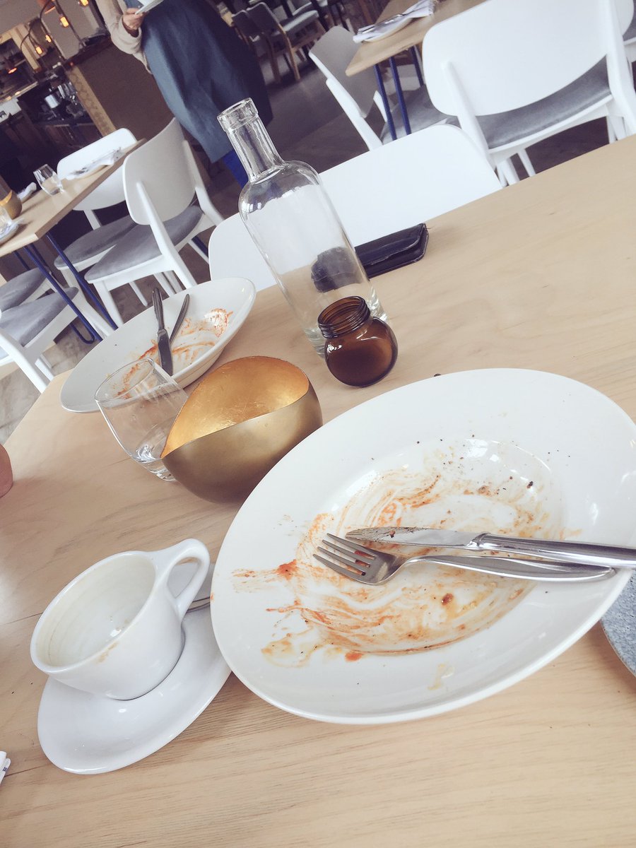 Ummm... think I'm supposed to take the pic BEFORE eating... but it just looked soooo good! #brunch @hamandfriends #SundayMorning