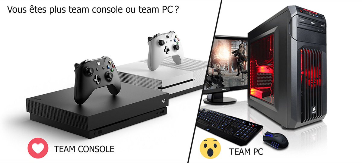 LeCoinDu_Gamer's tweet image. Vous êtes plus #teamconsole ou #teamPC ?