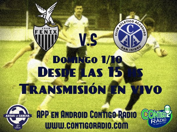 dezi_leandro's tweet photo. Desde las 15 hs por contigo radio ssuso vs fénix https://t.co/Y4WwqG0iDZ